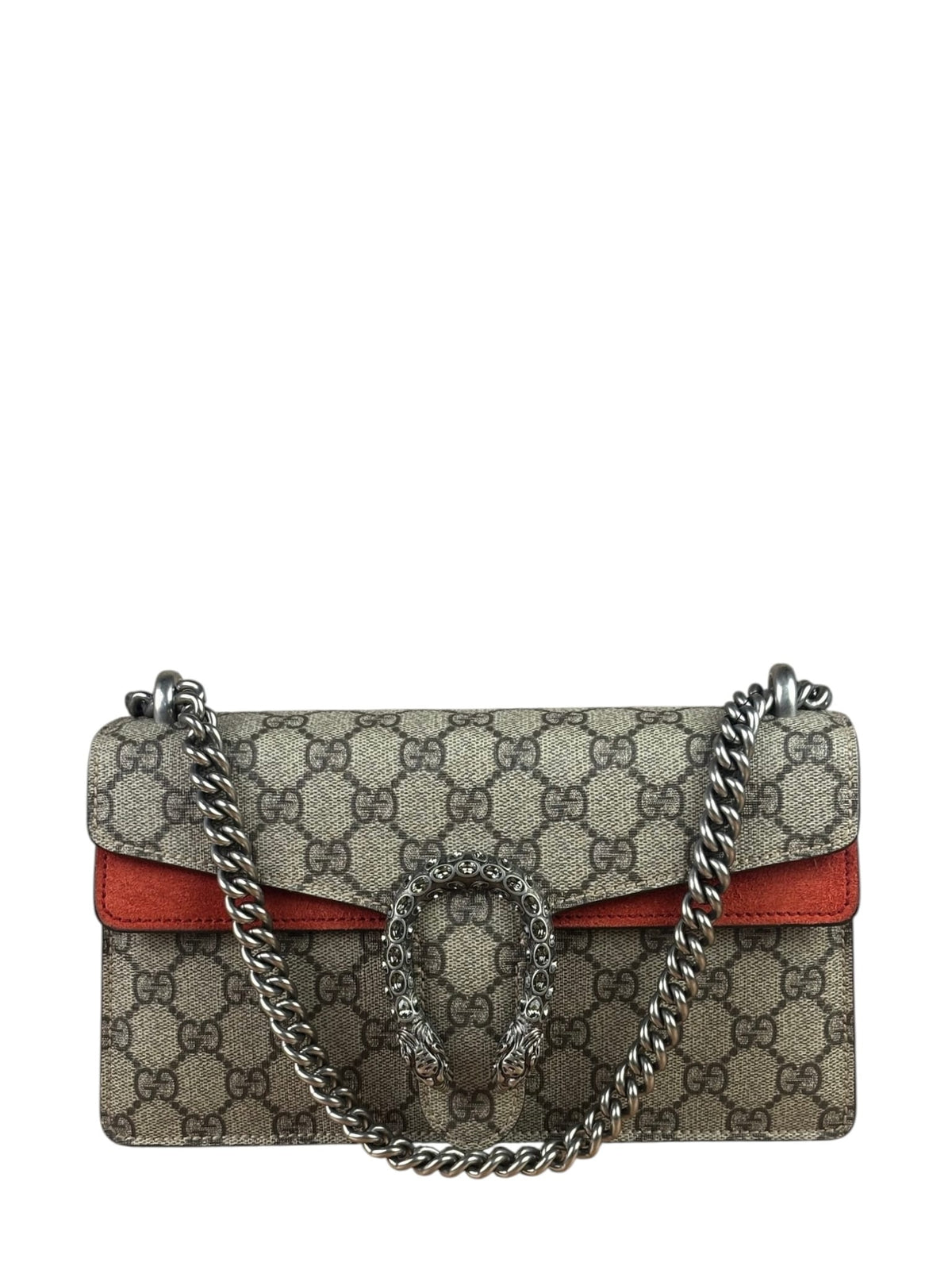 Gucci Beige Leather GG Dionysus Shoulder Bag
