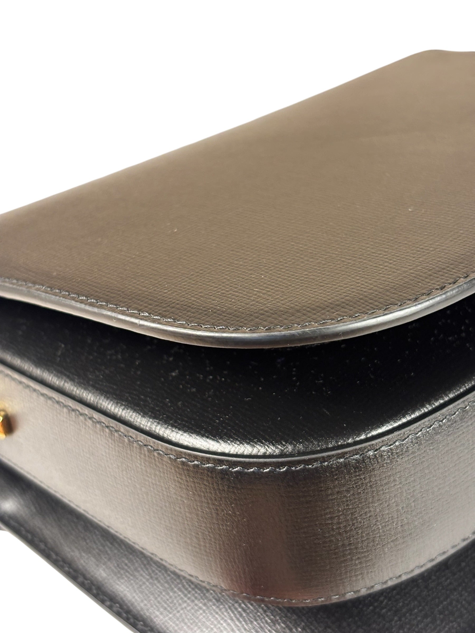 Gucci Black Leather Horsebit 1955 Shoulder Bag