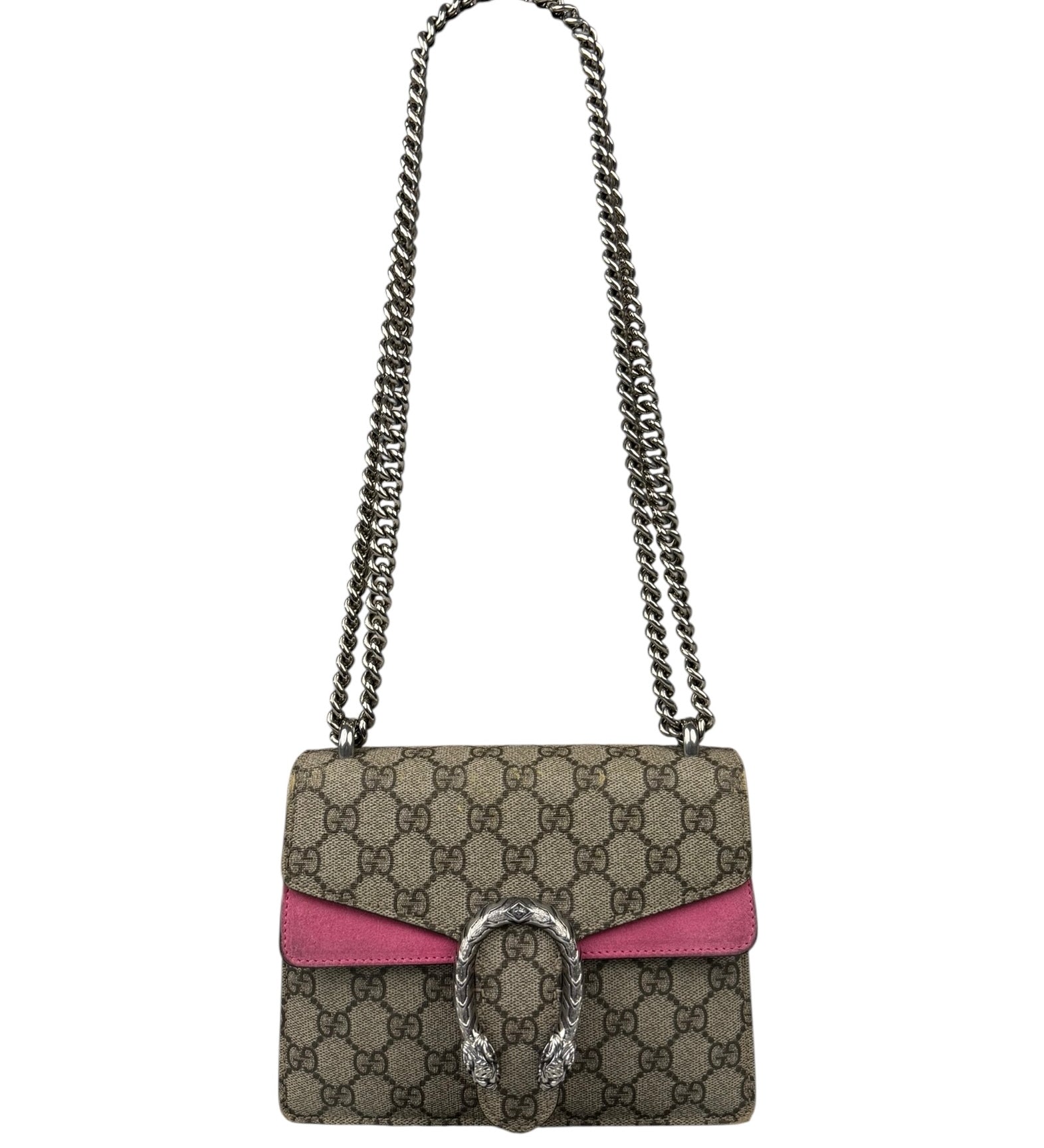 Gucci GG Small Pink Dionysus Chain Bag