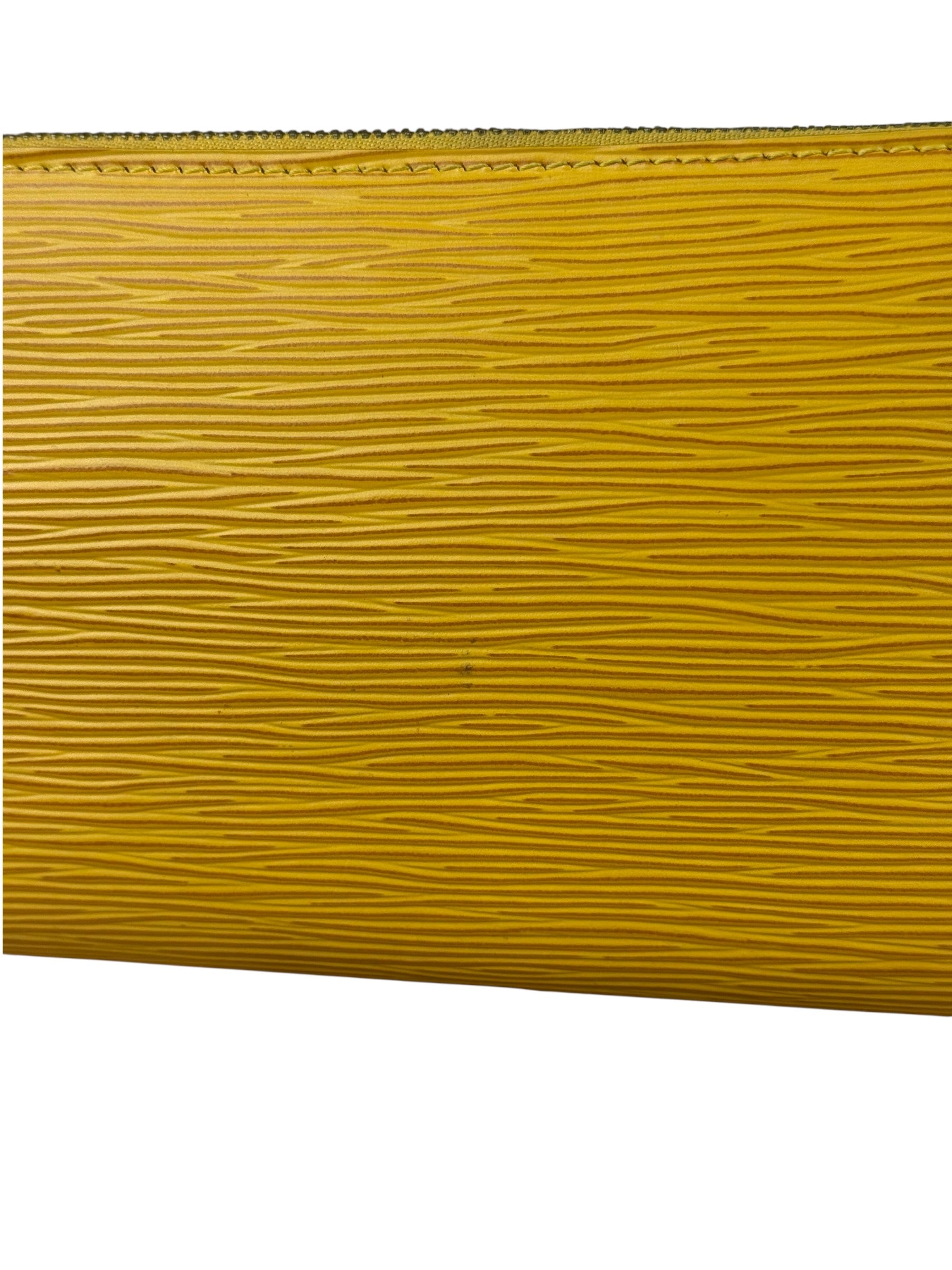 Louis Vuitton Yellow Epi Pochette