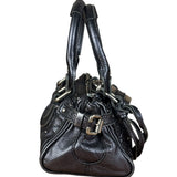 Chloé Grey Metallic Small Paddington Handbag
