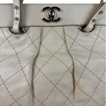 Chanel Beige Quilted Leather Tote 2009