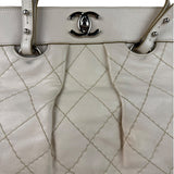 Chanel Beige Quilted Leather Tote 2009