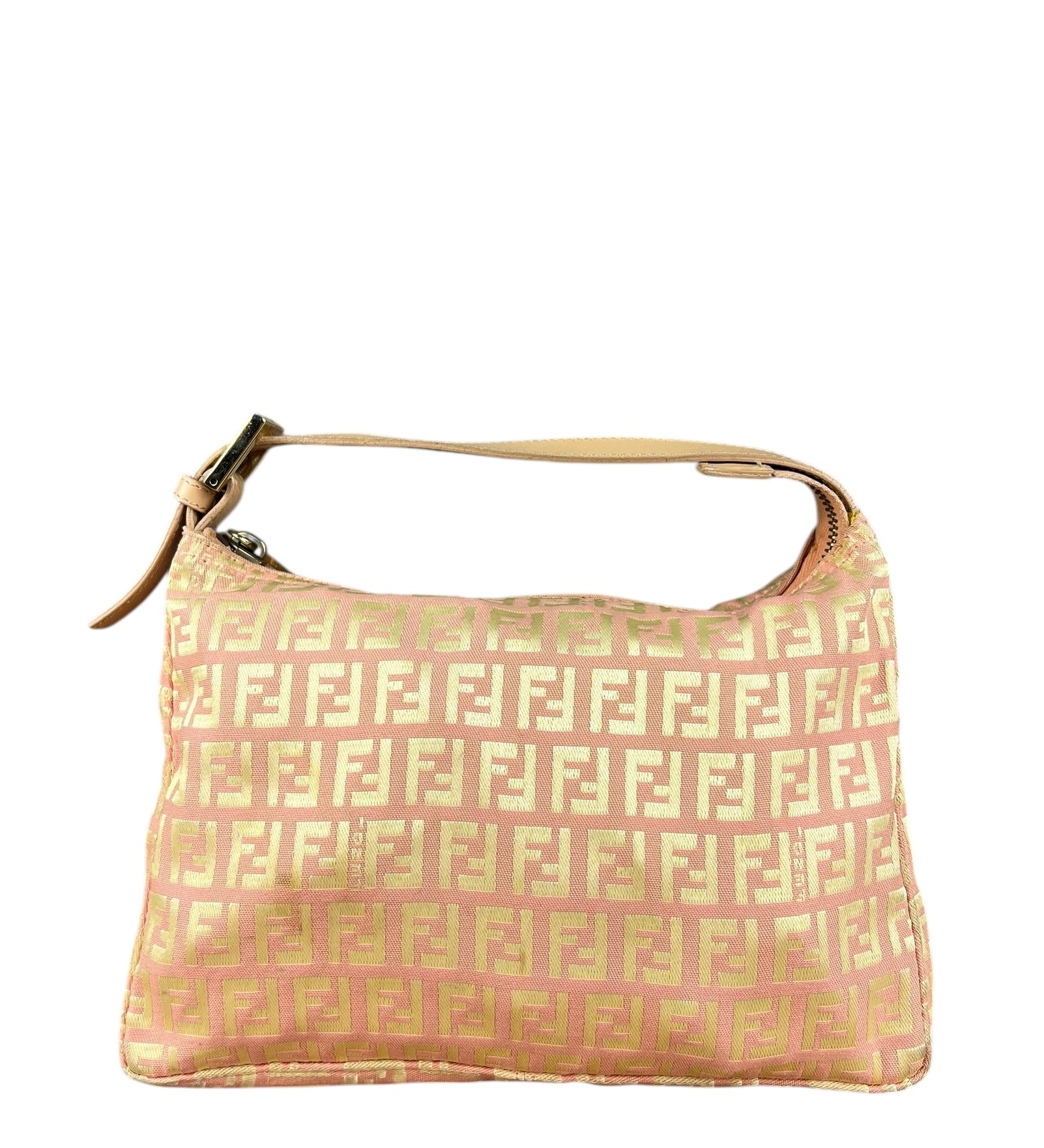 Fendi Vintage Pink Zucca Pochette