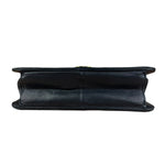 Chanel Black Diamond Stitch Lambskin Square Flap 1988