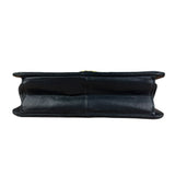 Chanel Black Diamond Stitch Lambskin Square Flap 1988