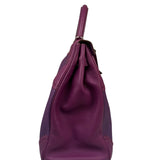 Hermes Kelly 35 Purple Ghillies Swift Togo Leather Handbag 2015