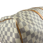 Louis Vuiiton Damier Azur Keepall Bandouliere Hand Bag 55