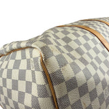 Louis Vuiiton Damier Azur Keepall Bandouliere Hand Bag 55