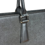 Burberry Black Saffiano Leather Tote Bag