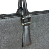 Burberry Black Saffiano Leather Tote Bag