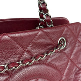 Chanel Burgundy Caviar Quilted Leather Tote 2010