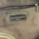 Balenicaga Brown Leather Whistle Handbag