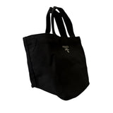 Prada Beauty Black Canvas Novelty Mini Tote