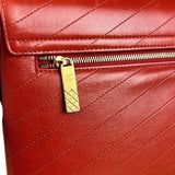 Chanel Chevron Quilted Envelope Clutch