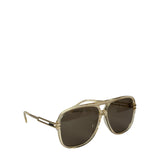 Gucci GG1105S Oversized Aviator Gold-Tone Sunglasses