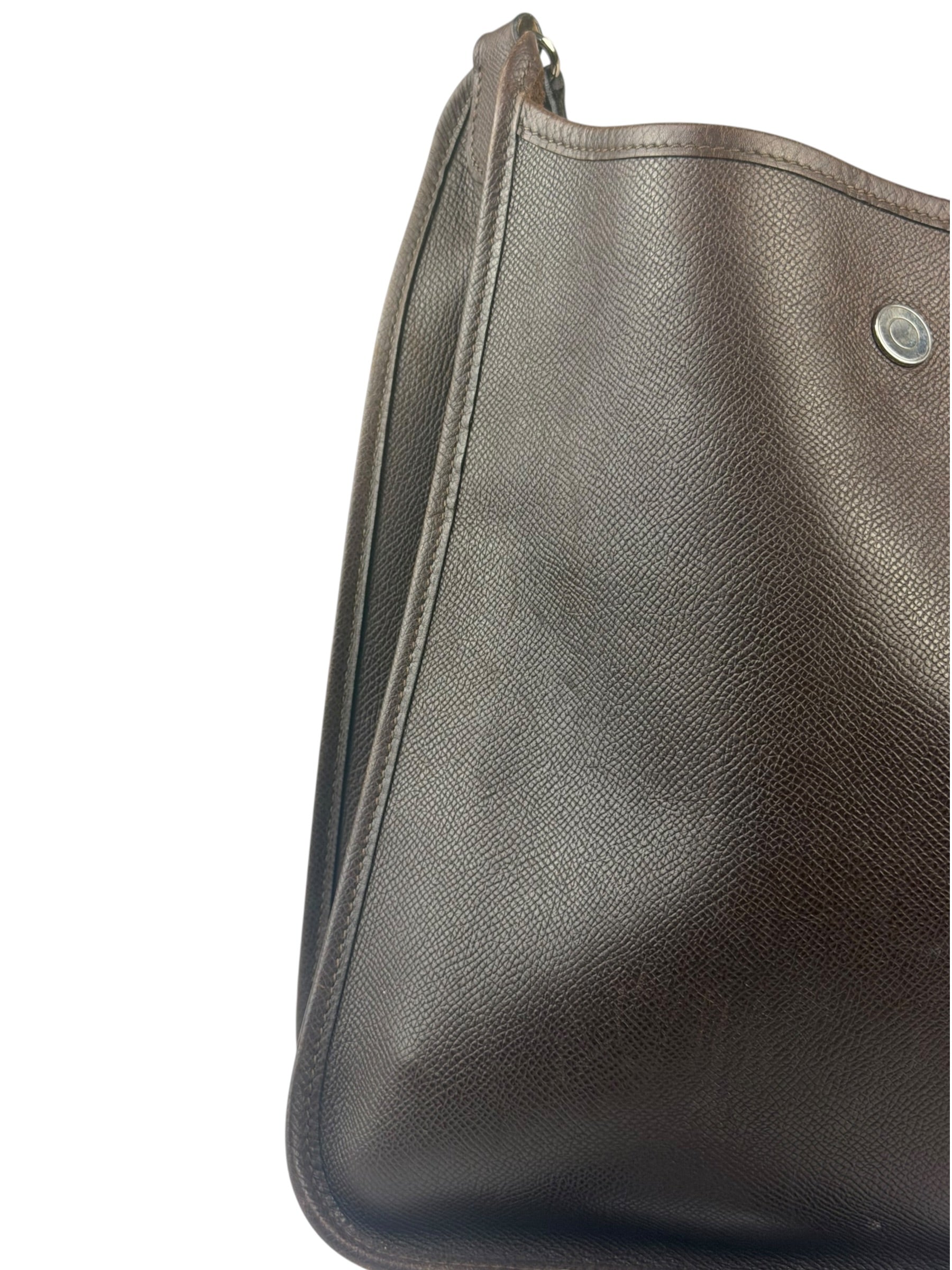 Hermes Brown Leather Vespa Crossbody PM