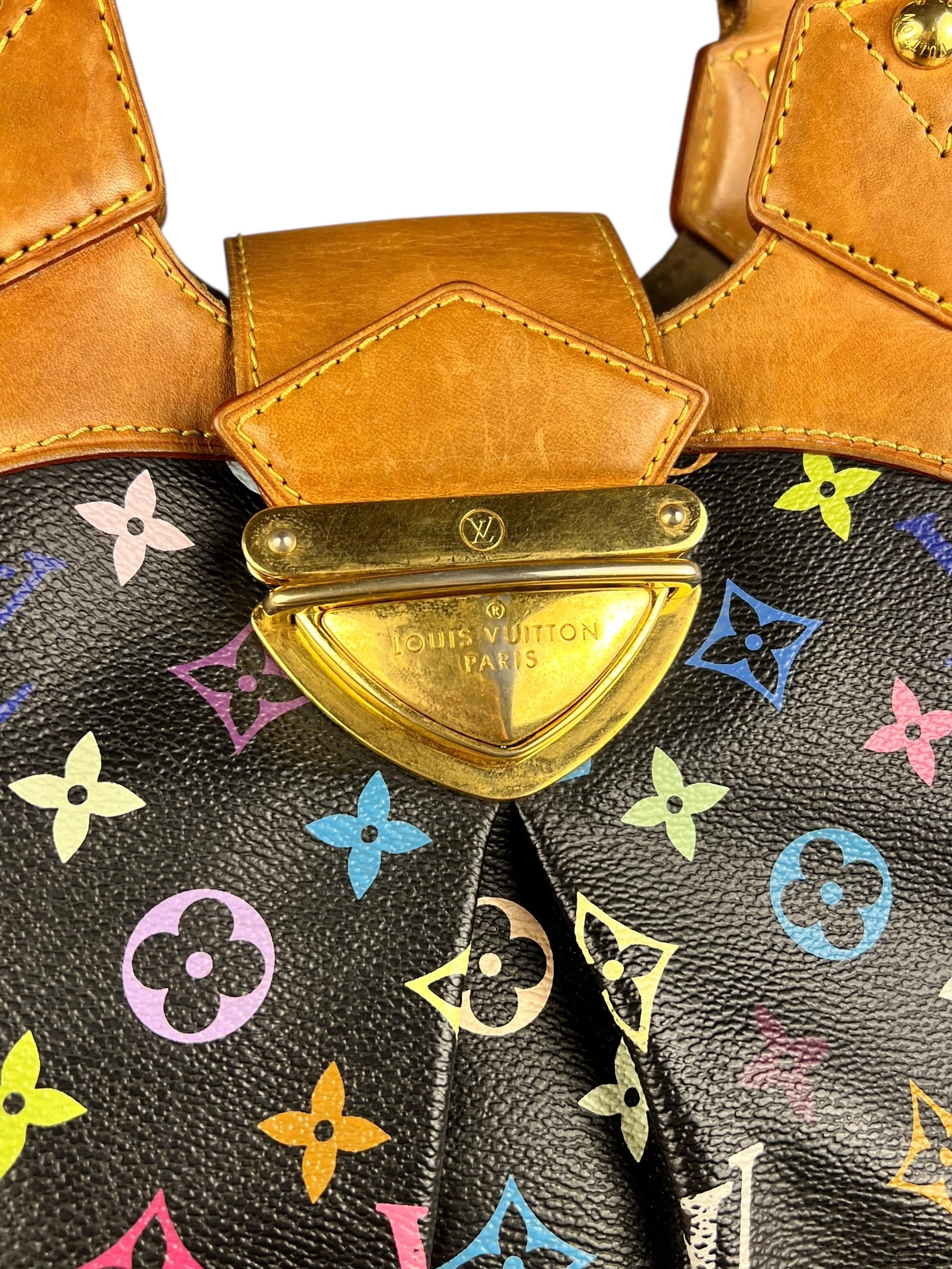 Louis Vuitton Black Murakami Ursula Handbag