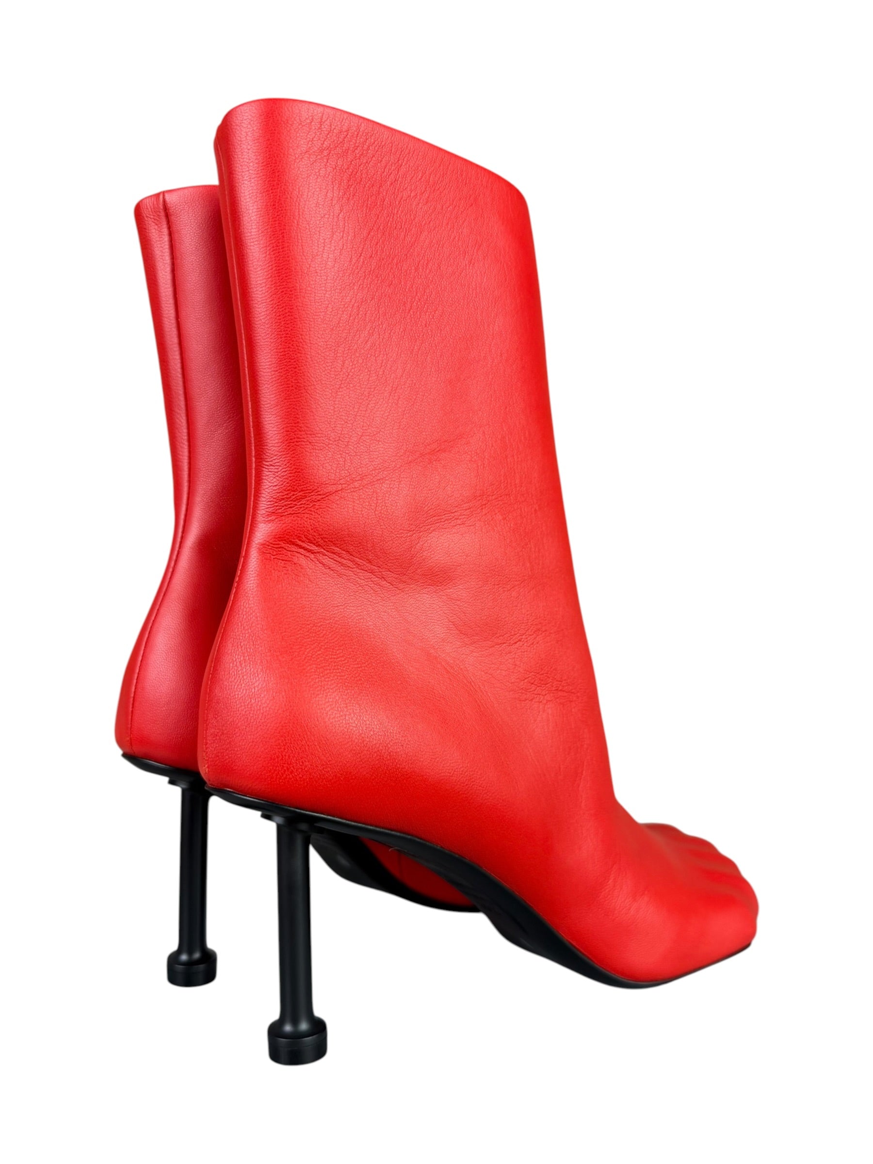 Balenciaga Red Anatomic Bootie