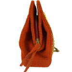 Chanel Vintage Red Quilted Tweed Shoulder Bag 1994