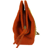 Chanel Vintage Red Quilted Tweed Shoulder Bag 1994