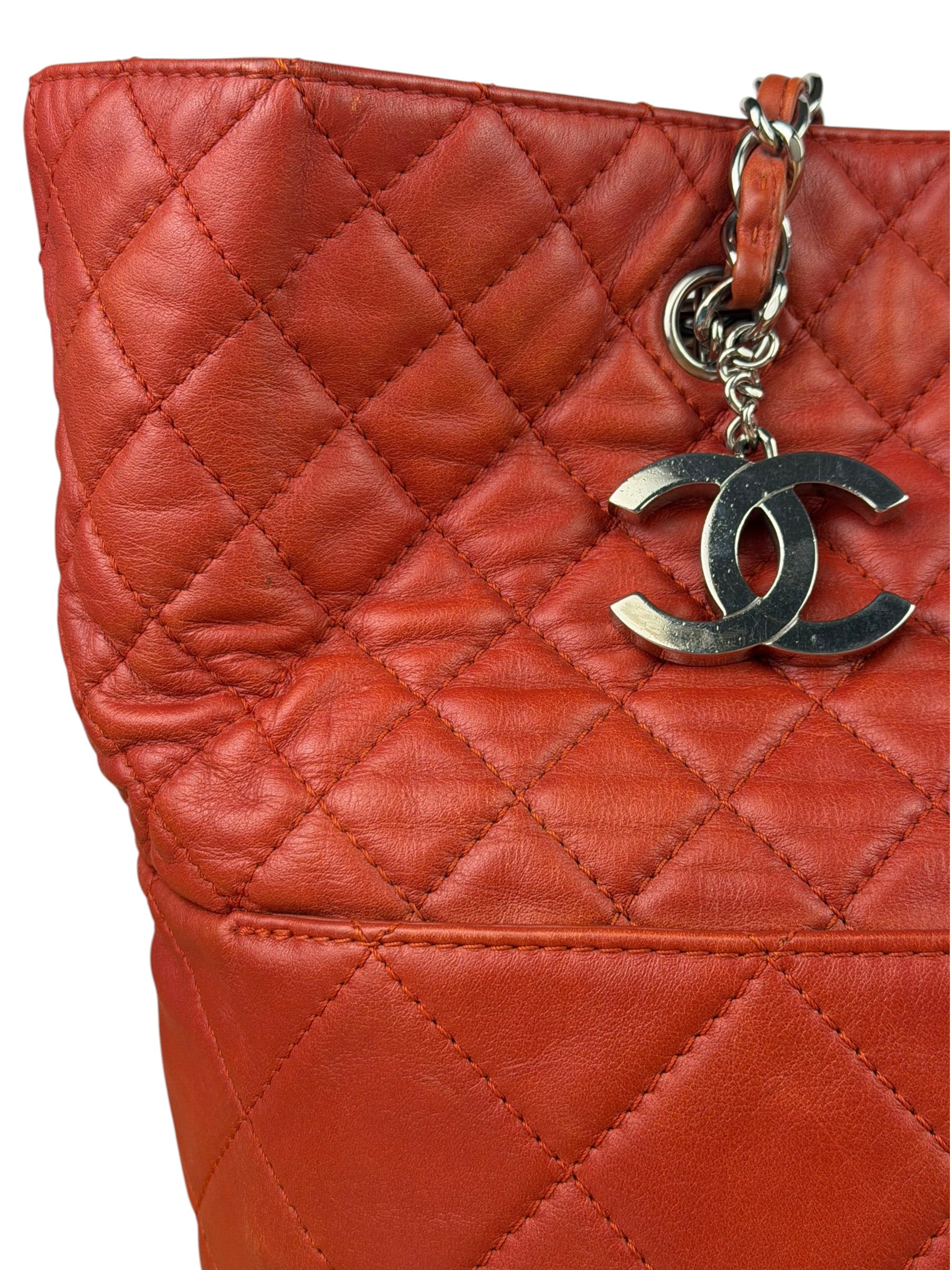 Chanel Quilted Lambskin In The Business North/South Tote 2010
