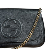 Gucci GG Soho Black Leather Chain Bag