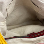 Gucci Horsebit Striped Crochet Tote Bag