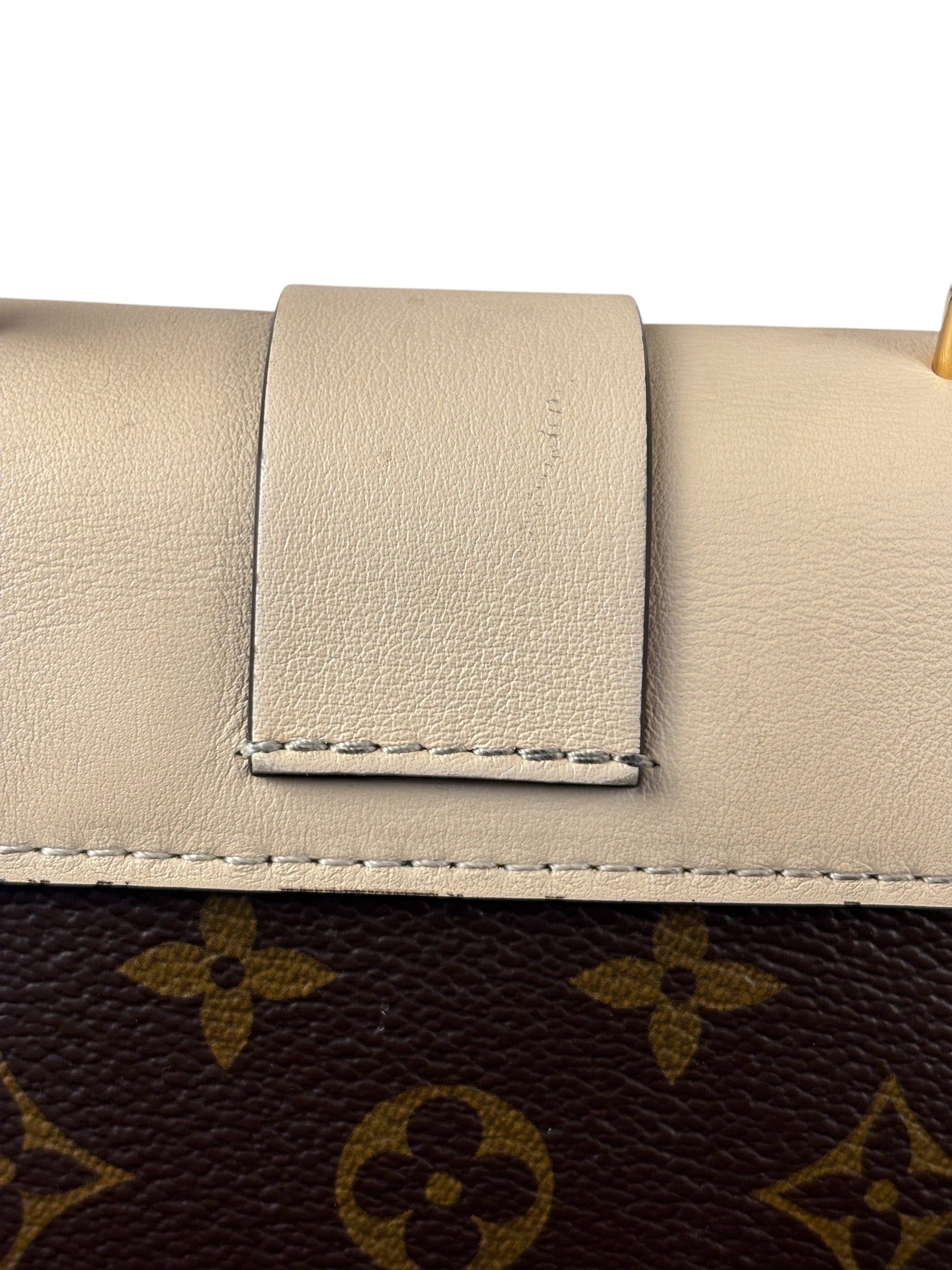 Louis Vuitton Monogram Locky BB Handbag Cream/Brown