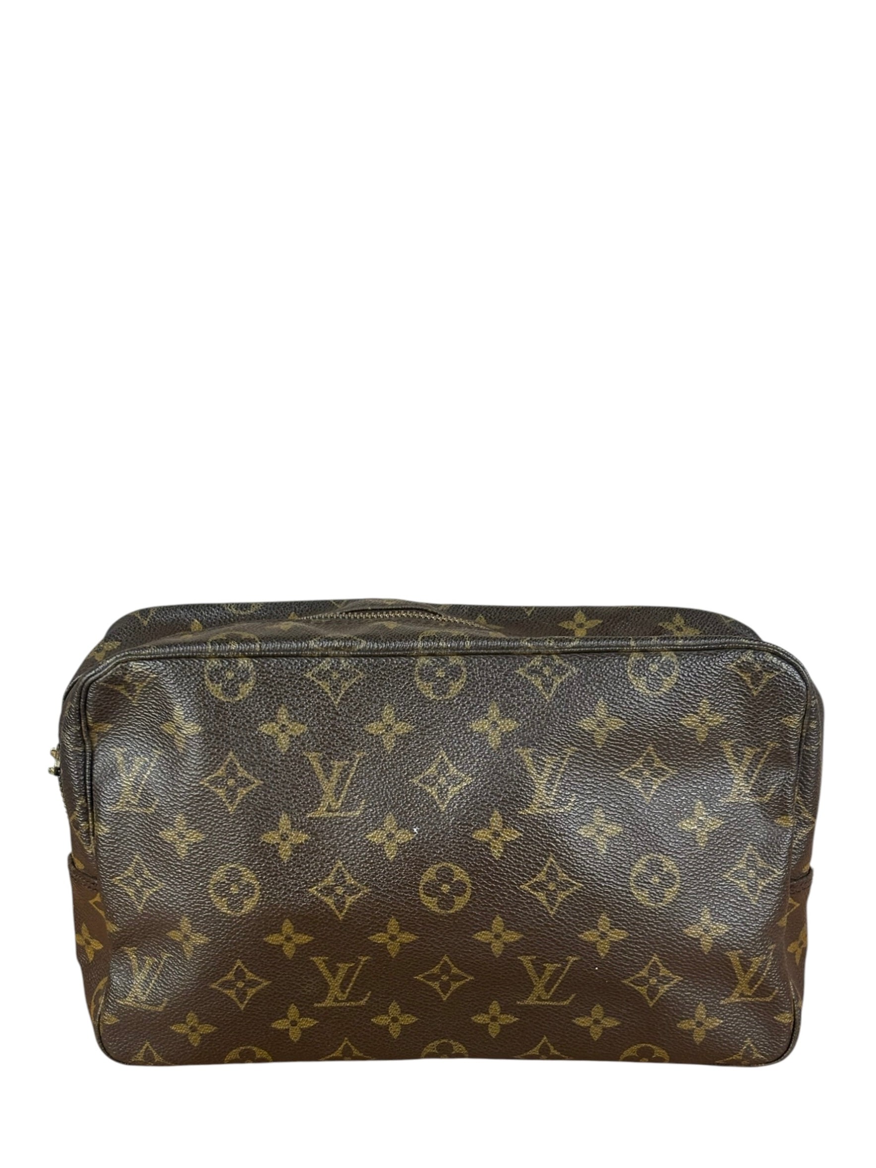 Louis Vuitton Canvas Monogram Trousse Toilette Cosmetic Poch 28