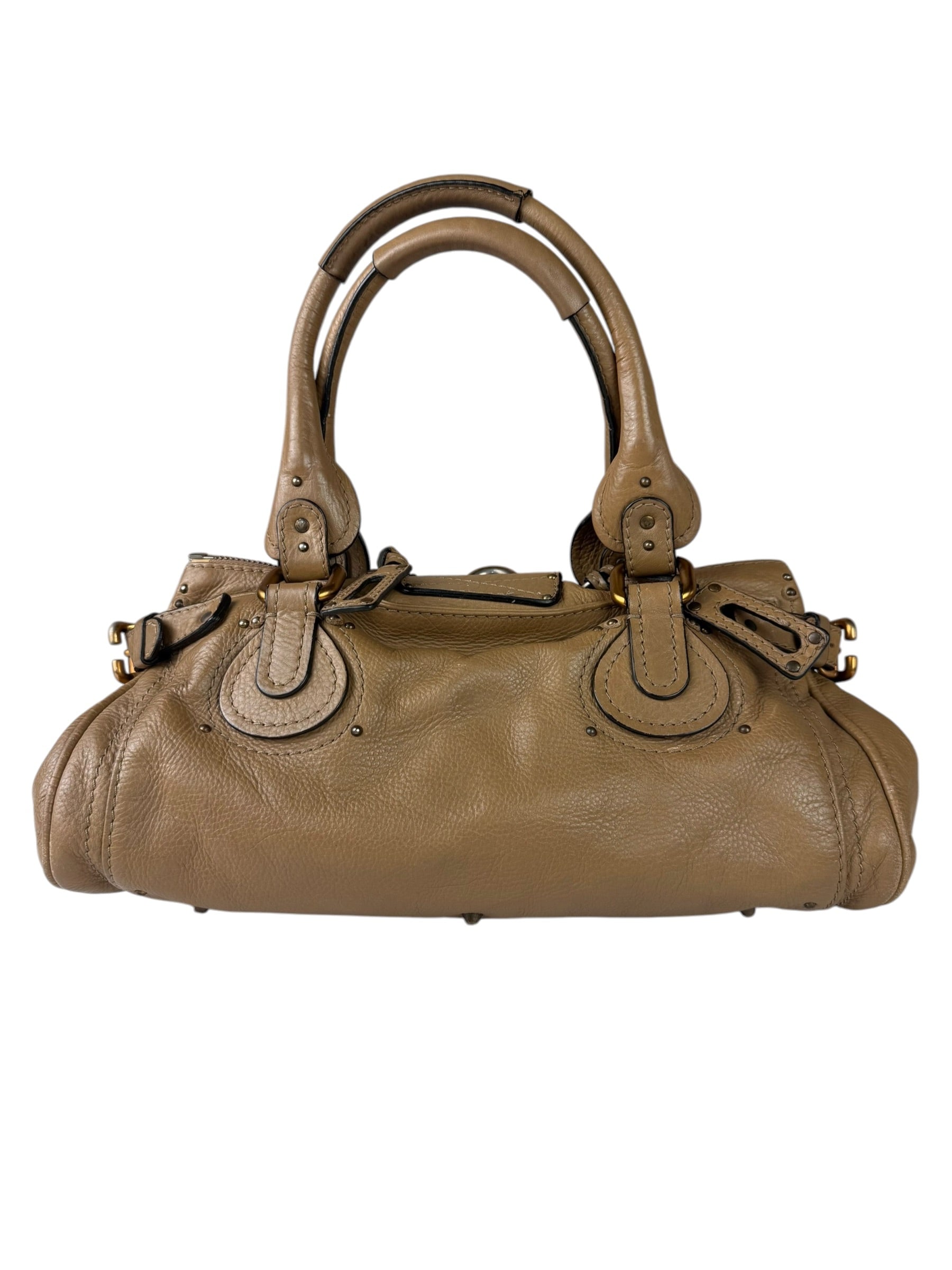Chloe Brown Leather Paddington Shoulder Bag