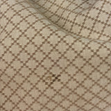 Gucci Beige Leather Trim Diamante Canvas Sukey Tote