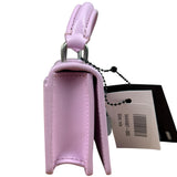 Off-White Purple Leather Micro Jitney 0.5 Two-Way Bag