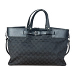 Gucci Black GG Canvas Tote Hand Bag
