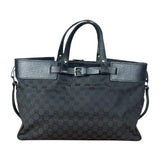 Gucci Black GG Canvas Tote Hand Bag