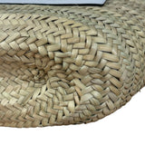 Versace Wicker Woven White Medusa Top Handle Tote