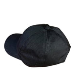Saint Laurent Black SL Embroidered Baseball Cap