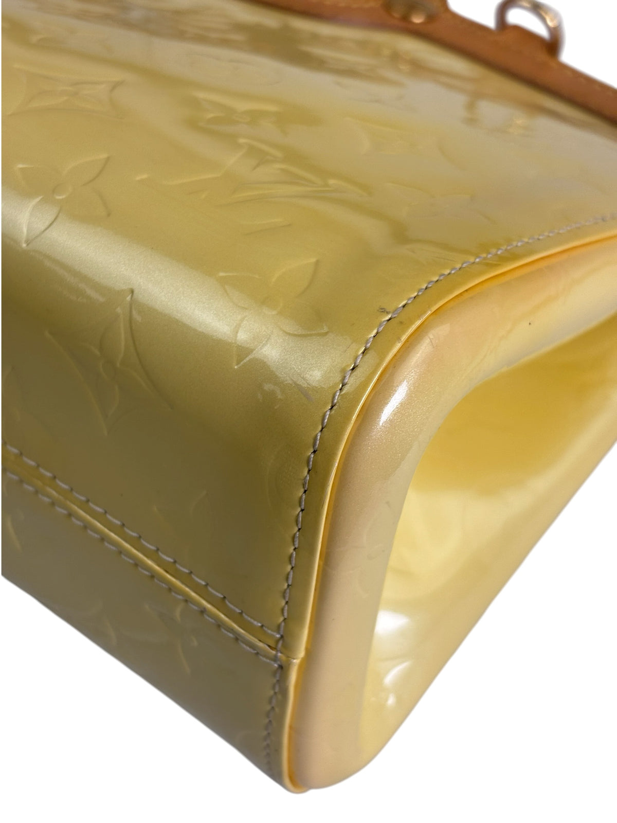 Louis Vuitton Yellow Vernis Roxbury Drive Two-Way Bag