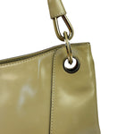 Gucci Vintage Beige Patent Leather Lady Lock Jackie Shoulder Bag