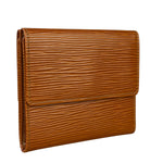 Louis Vuitton Brown Leather Elise Compact Wallet