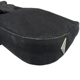 Prada Vintage Black Canvas Shoulder Bag