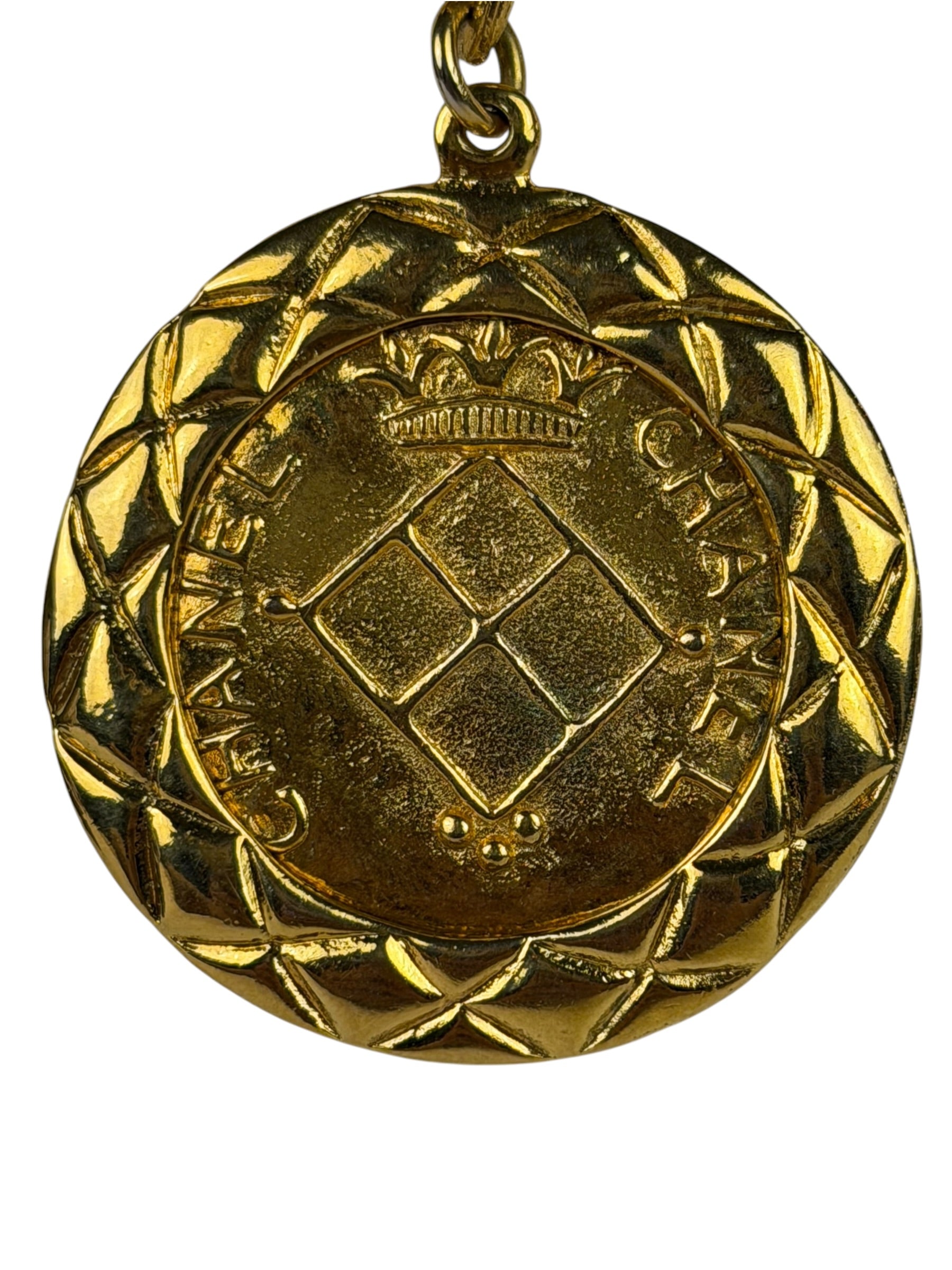Chanel CC/Lion Logo Chain Pendant Necklace