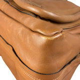 Chloe Caramel Tan Leather Paraty Medium Two-Way Bag