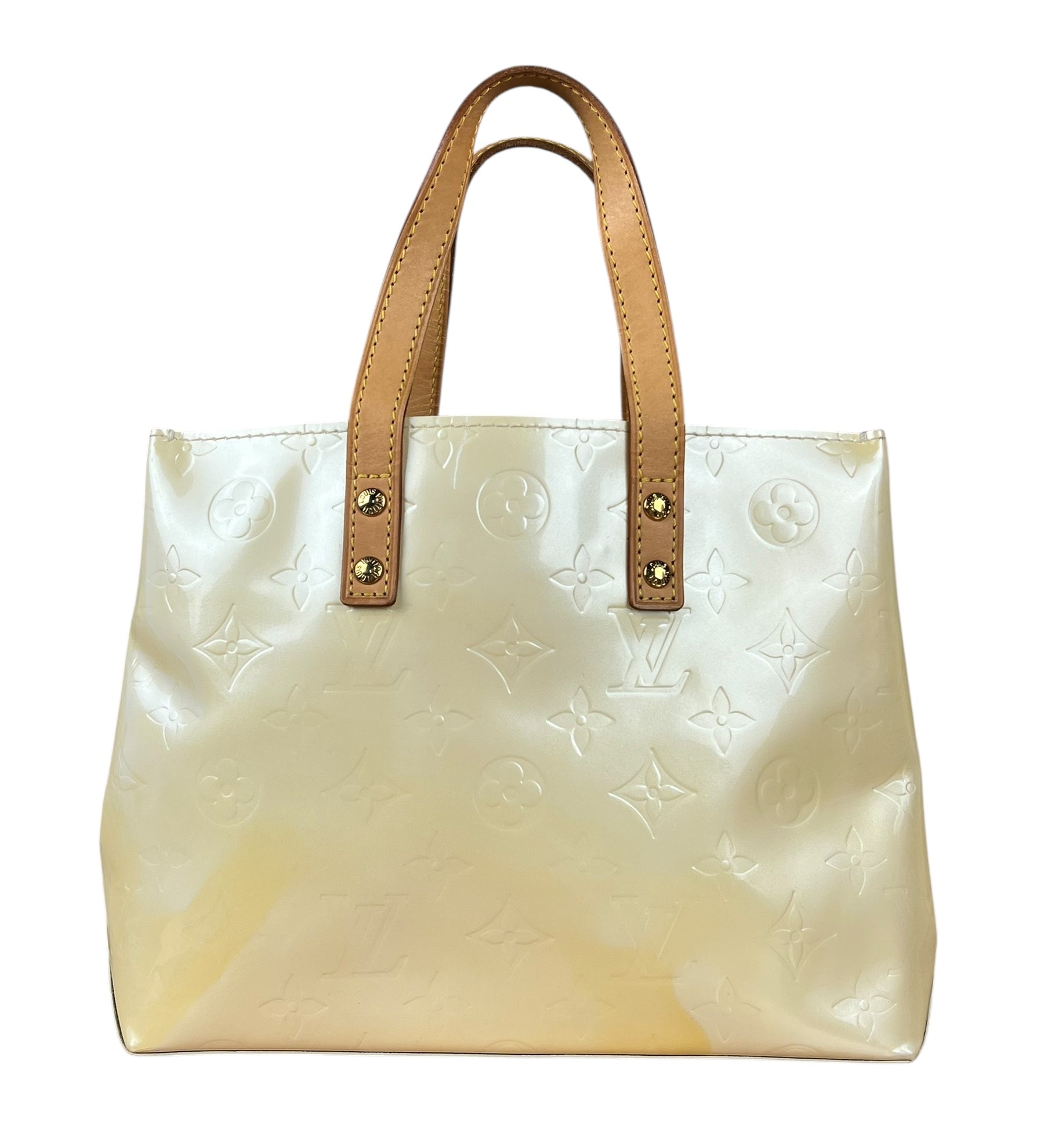Louis Vuitton Monogram Vernis Reade PM Yellow
