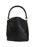Bottega Veneta Black Intrecciato Hobo Bag