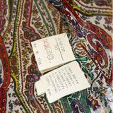 1980s Yves Saint Laurent Silk Multicolor Paisley Blouse