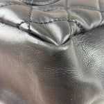 Chanel Vintage Black Quilted Lambskin Shoulder Bag 2010