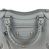 Balenciaga Light Blue Leather Neo Classic City Bag