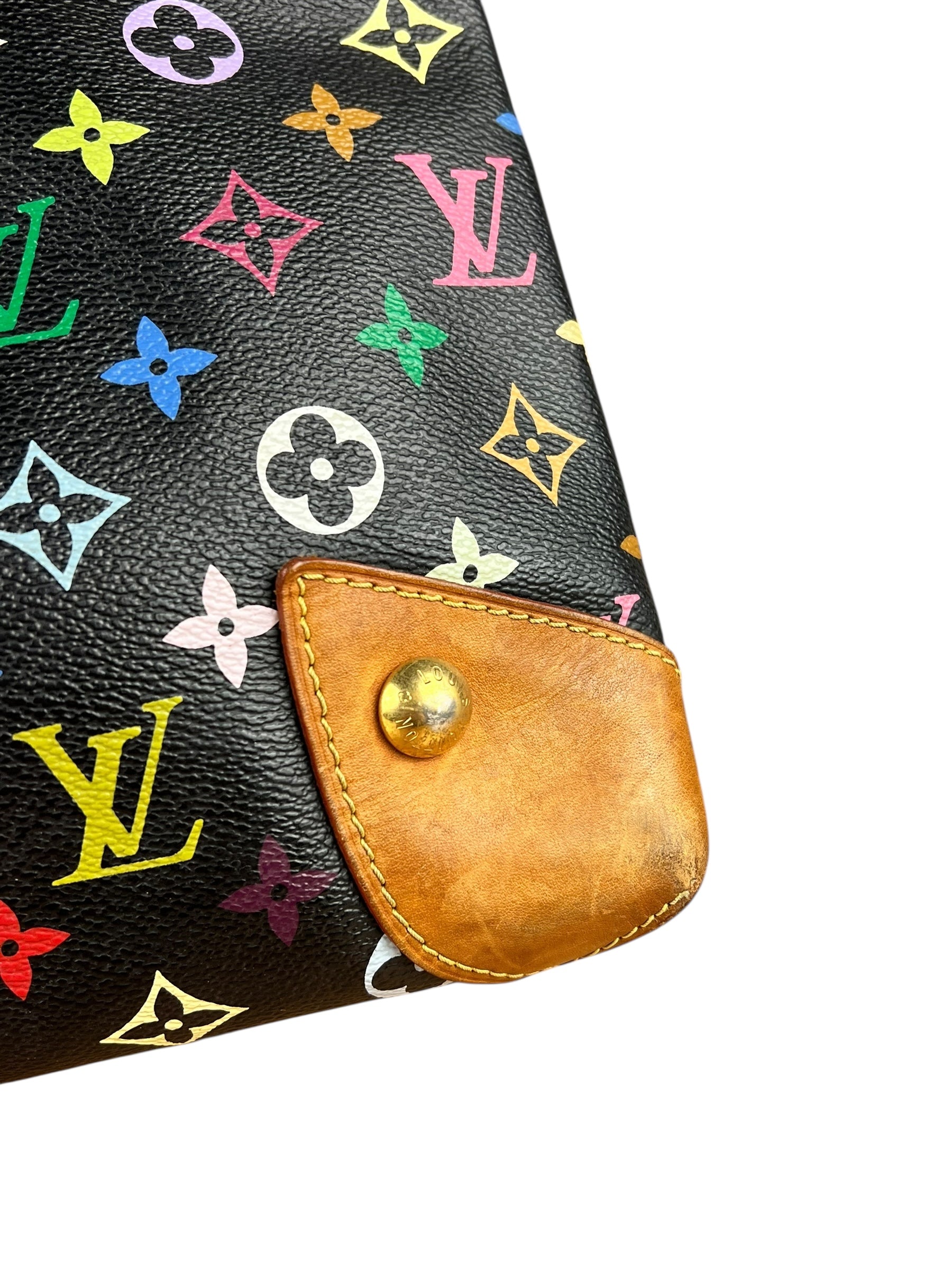 Louis Vuitton Black Murakami Ursula Handbag