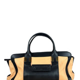 Chloe Nude Pink/Black Alice Satchel Shoulder Bag